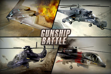 تحميل GUNSHIP BATTLE Helicopter 3D مهكرة [أخر اصدار] لـ أندرويد